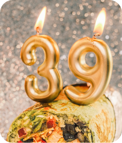 Freebirds 39th birthday cake