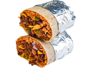 Frito Pie Ground Beef Burrito