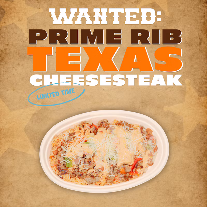 Prime Rib Cheesesteak Bowl