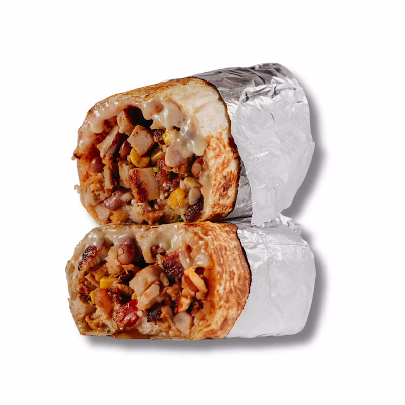 Freebirds Chicken Queso Quesarito
